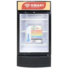 SMART TECHNOLOGY: Refroidisseur Vertical Vitré STCDV-483 - Avec Clef - 170L