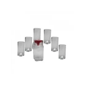 Set De Carafe + Verres 6 Pièces - Transparent