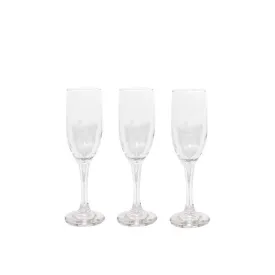 VERRE Cristar Verre à Champagne - 3 Pièces - 183 Cc - Transparent
