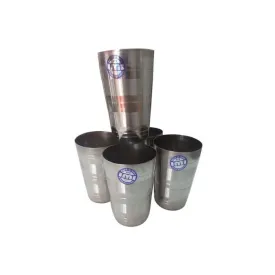 Lot De 5 Verres En Inox - Argent