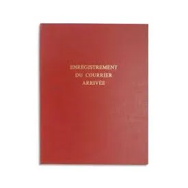LE DAUPHIN REGISTRE POUR ENREGISTREMENT DU COURRIER ARRIVÉE