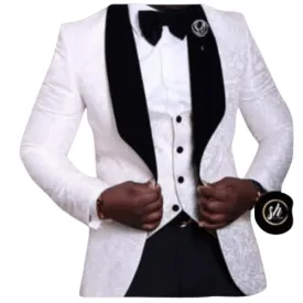 Costume  02 Pieces  (Blanc Pour Homme )