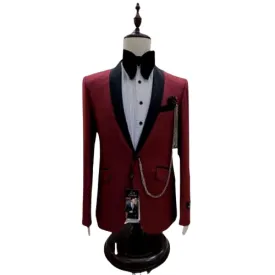 Costume  Pour Homme - 02 pièces - Rouge
