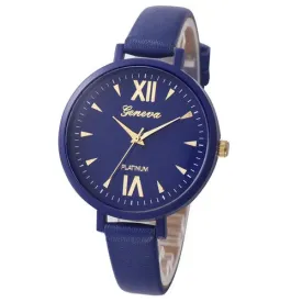 Chic Montre bleu pour femme