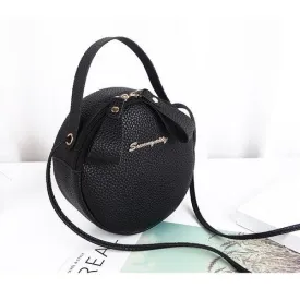 Chic Sac Bandoulière en similicuir Pour les petites sorties - Noir