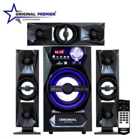Woofer OP-610 Système Audio Avec Multimédia – FM/USB/Carte Mémoire – Noir