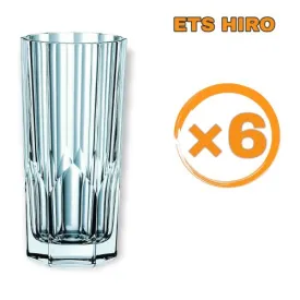 Lot De 6 Verres CRYSTAL JUS/EAU