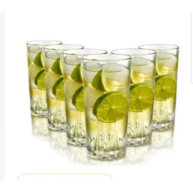 Verre cristal à Boire solide  - 6 Verres - 300ml
