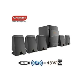 Smart Technology : STHB-5171M HOME THEATER SYSTEM SMART (2PCS/CTNS)- Home Cinéma - 5.1 - Bluetooth - 45W - FM/USB/SD/MP3