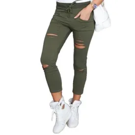 Pantalon jogging à corde Pour Femme