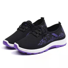 Femme Baskets De Sport Pour Femme -BT62 -Noir/Violet