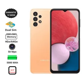 Samsung Galaxy A13 - 6.5" - 4G - Dual Sim - 50Mpx - 4Go - 64Go – 5000mAh – Orange