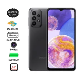 Samsung Galaxy A23 – 6.6" - 5G - Dual Sim - 50Mpx - 4Go – 128Go - 5000mAh – Noir