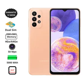 Samsung Galaxy A23 – 6.6" - Dual Sim - 50Mpx - 4Go - 64 Go – 5000mAh