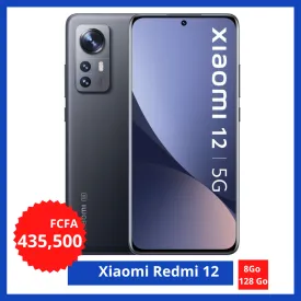 XIAOMI 12 - 5G - 6.67" - 8/128Go - Triple Camera (108/8/5 Mpx ) - GRIS