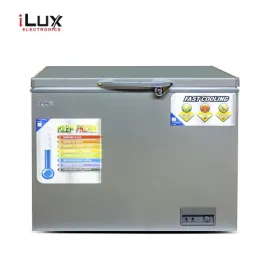 Ilux :  ILCH 430 - 250L Congelateur – Congélation Rapide - Gris