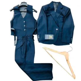 Costume : Enfants 3 PIÈCES Smoking - Bleu ( 01 a 17 ans)