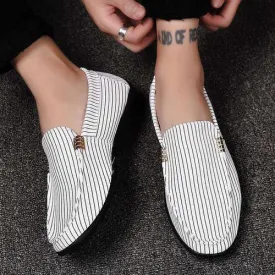 Mocassins Décontractées En Toile à Enfiler pour vos rendez-vous