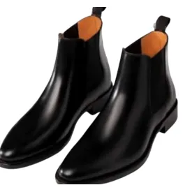 Soulier Montante - En Cuir - Noir
