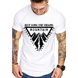 Ensemble 4 T-shirt manches courtes homme, décontracté, surdimensionné, à la mode, avec impression en 3D Blanc - Noir