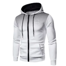 Sweat-Shirt pour Sweat Capuche Homme Sweat à Capuche de Sport pour Hommes - Blanc