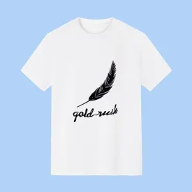 T-shirt à manches courtes pour Hommes, vêtement estival et mignon -  Blanc/Noir