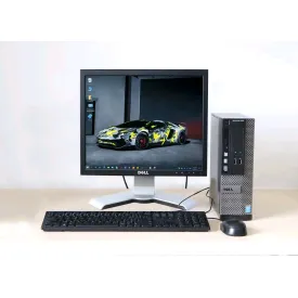 DELL Ordinateur Bureau  - 17" - Core i3 - 500GB - 4GB - Grise