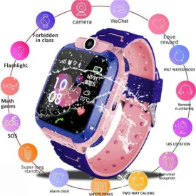Montre connectée pour enfants Rose
