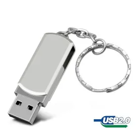 Clé USB 2.0 Portable - 64GB - Argent