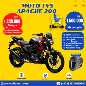 MOTO TVS APACHE 200