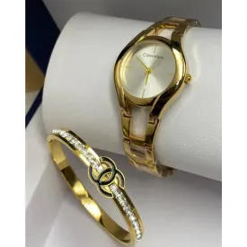 ensemble Montre + gourmette