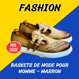 ​​​Baskets De Mode Pour Homme  - Marron