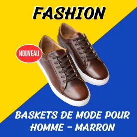 Baskets De Mode Pour Homme - Marron