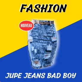 JUPE JEANS BAD BOY
