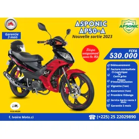 MOTO APSONIC 50-A NOUVELLE SORTIE